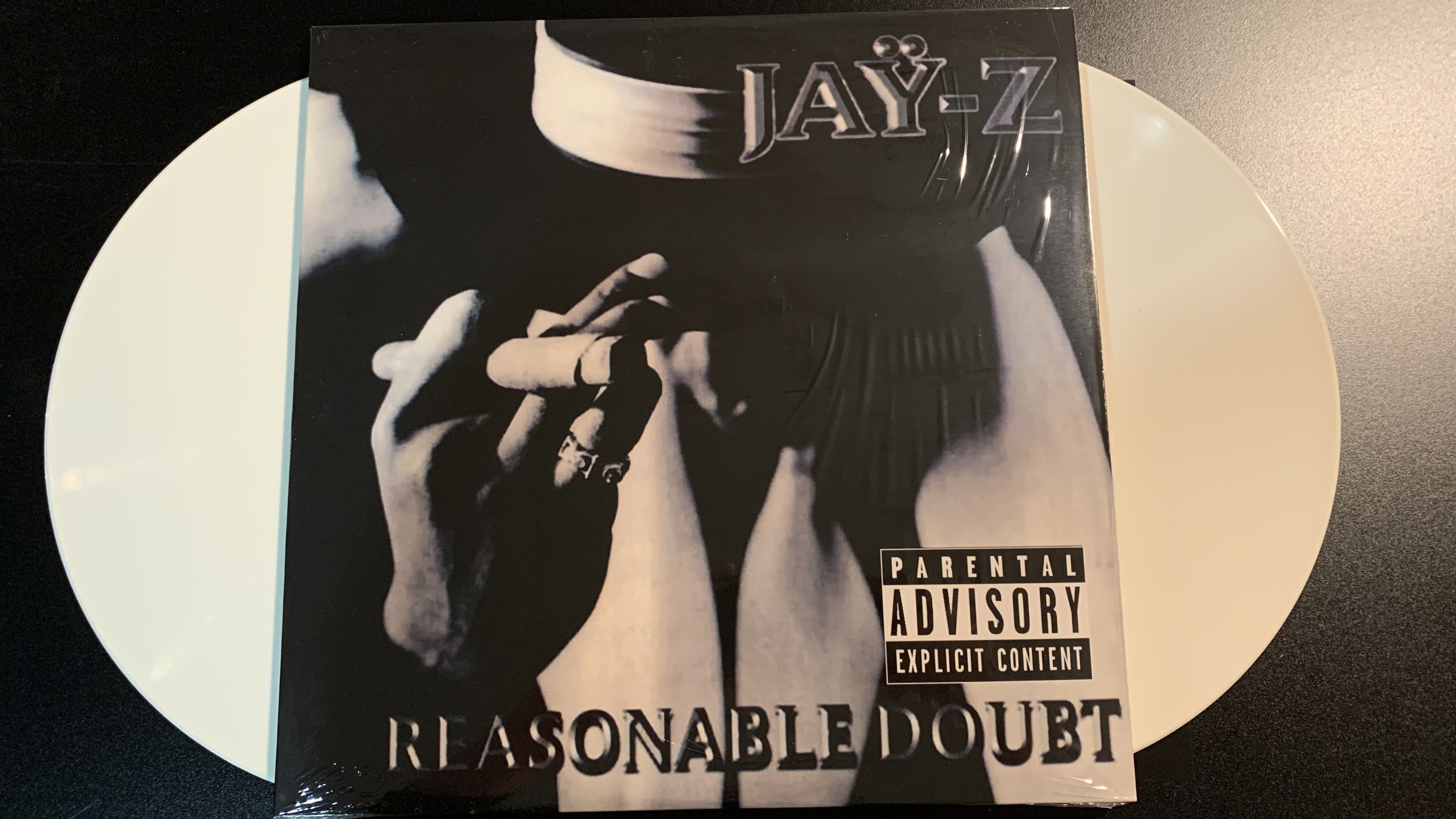 JAY Z , REASONABLE DOUBT, WHITE COLORED VINYL 2LP SET WITH INSERT, IMPORT