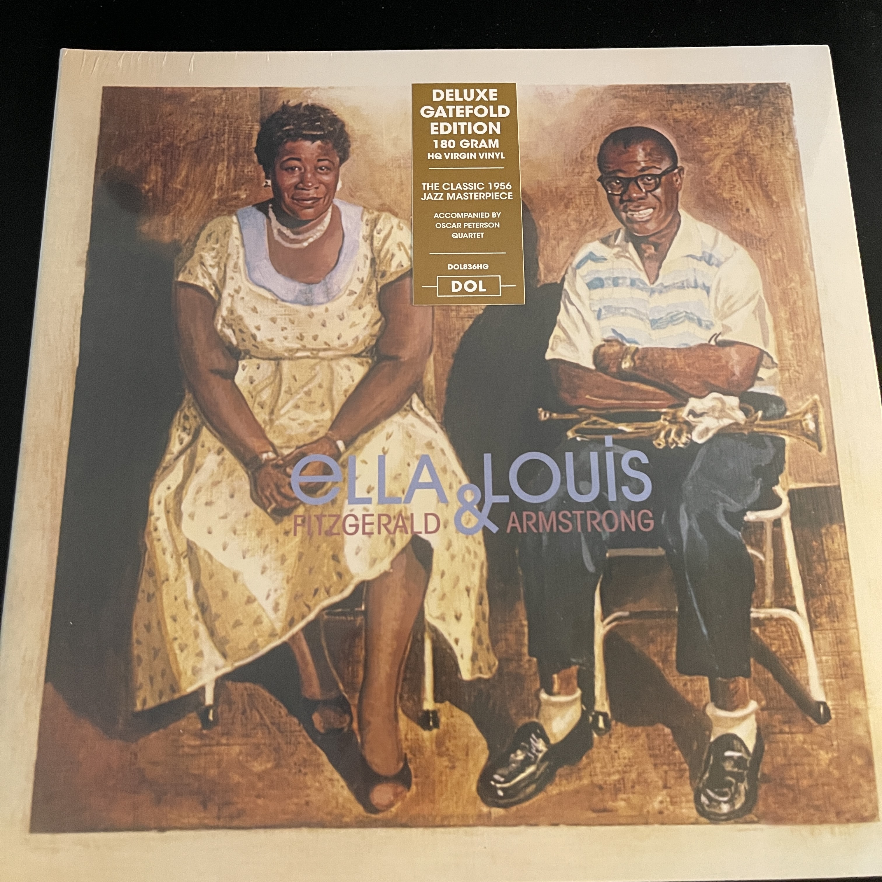 Fitzgerald & Louis Armstrong, ELLA LOUIS, 180 GRAM VIRGIN VINYL LP, 889397218362 - Mac Kosmos