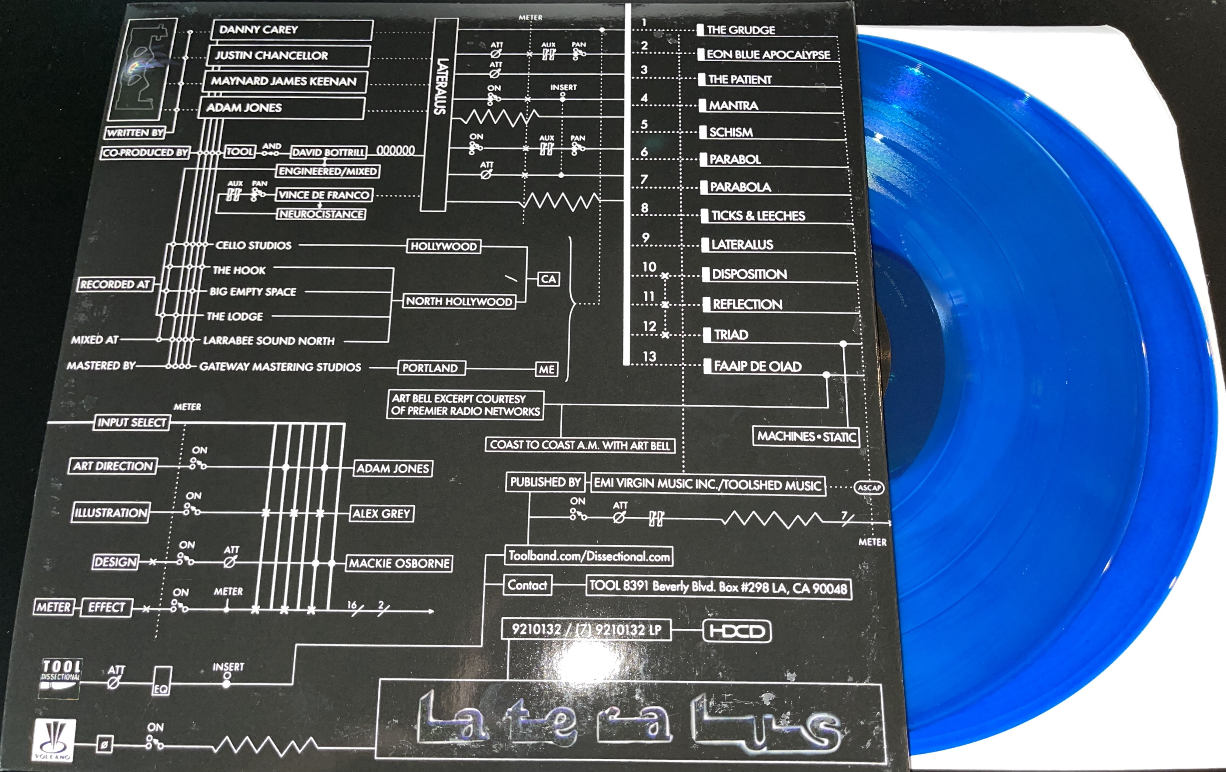 Tool – Lateralus (Blue Vinyl) - Vinyl Pussycat Records