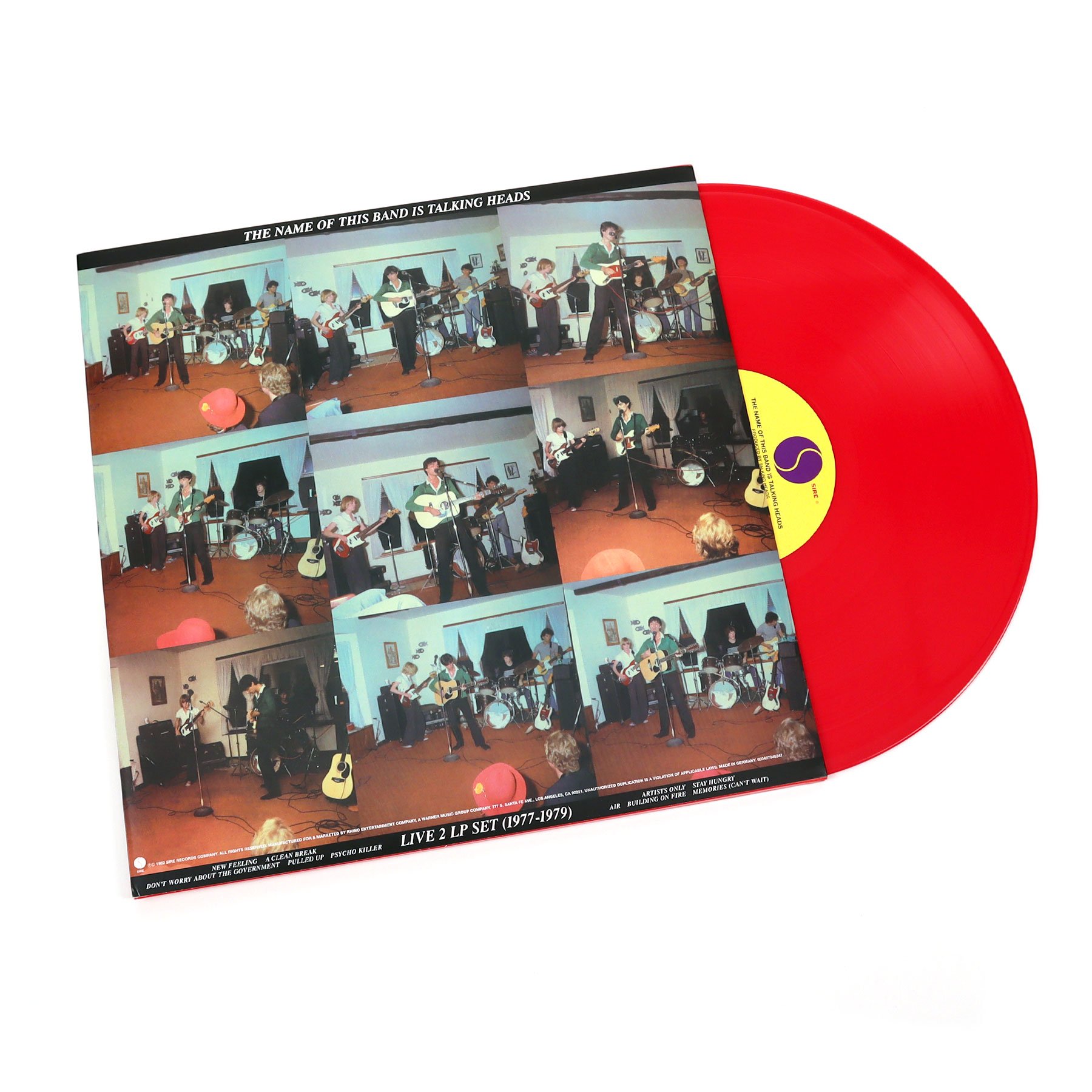 Talking Heads, The Name Of This Band Is Talking Heads, 2LP 180 GRAM Red  Opaque vinyl, SYEOR Exclusive