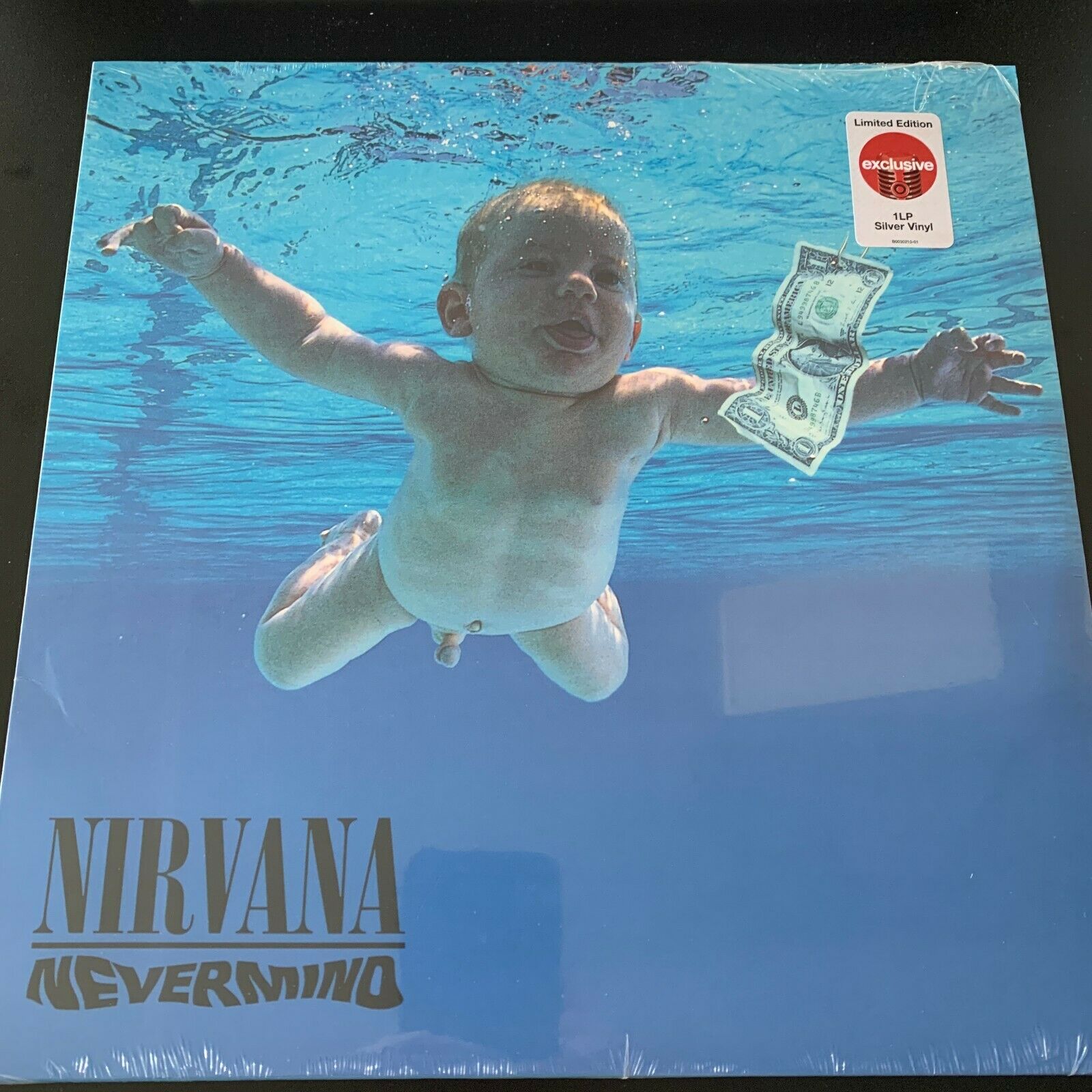 NIRVANA, NEVERMIND, SILVER COLORED VINYL, Limited Edition TARGET 
