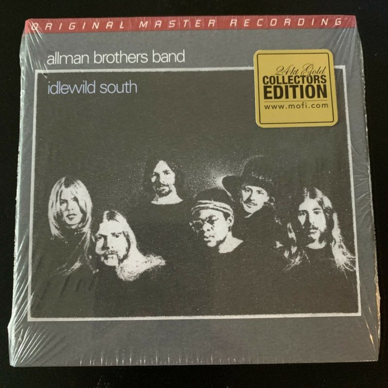ALLMAN BROTHERS BAND, IDLEWILD SOUTH, MFSL, 24K GOLD DISC, #'D, MOBILE FIDELITY