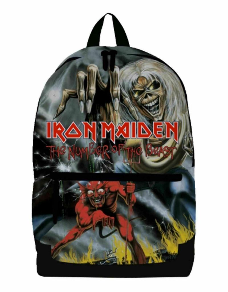 IRON MAIDEN, NUMBER OF THE BEAST Backpack FULL COLOR, ROCKSAX