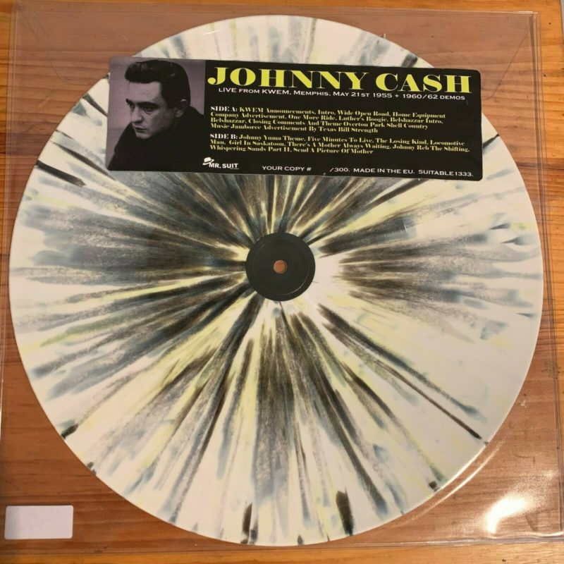 JOHNNY CASH, Live From KWEM, 5:21:55, 1960:62 Demos SPLATTERED VINYL