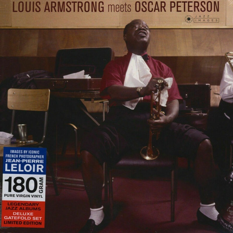 Louis Armstrong Meets Oscar Peterson 180G VINYL LP, LTD ED GATEFOLD, LELOIR NEW