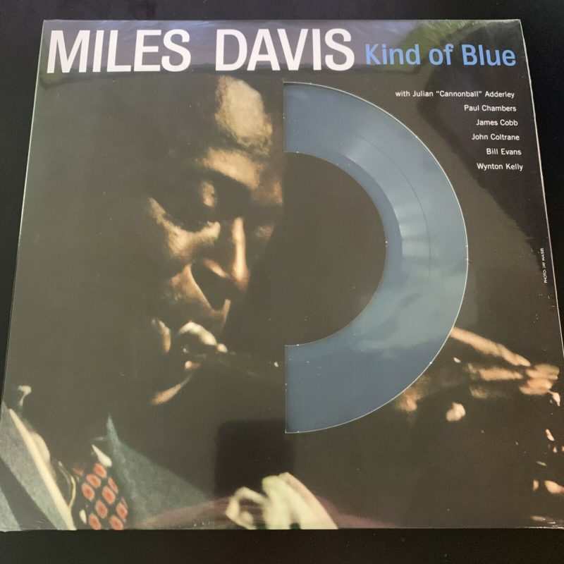 MILES DAVIS, Kind Of Blue, 180 GRAM BLUE COLORED VINYL LP, NEW OOP DIECUT JACKET