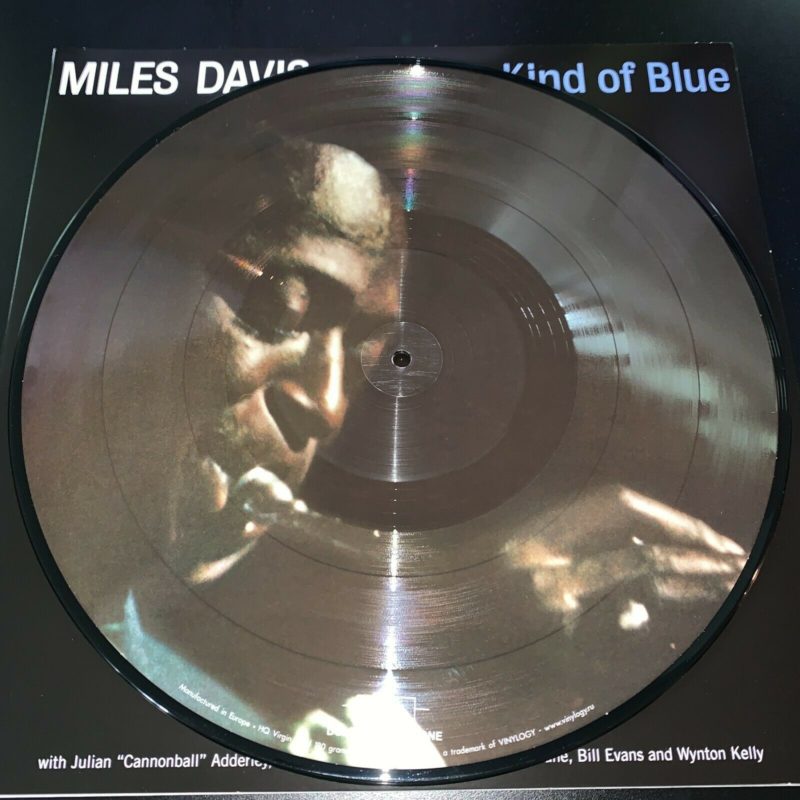 Miles Davis, Kind of Blue, 180 GRAM PICTURE DISC VINYL LP, JOHN Coltrane,