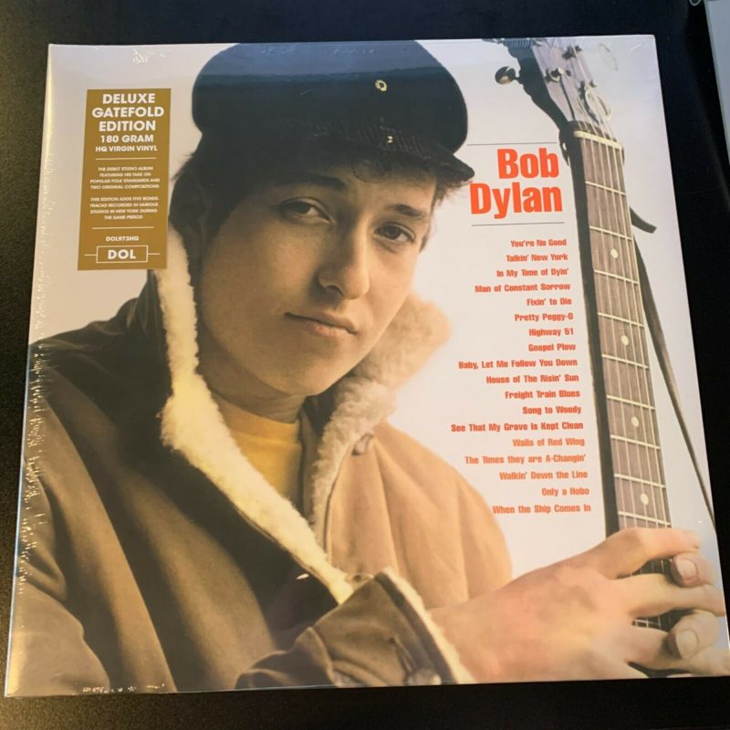 Bob Dylan, SELF TITLED DEBUT LP + 5 BONUS TRACKS 180 GRAM VIRGIN Vinyl, GATEFOLD