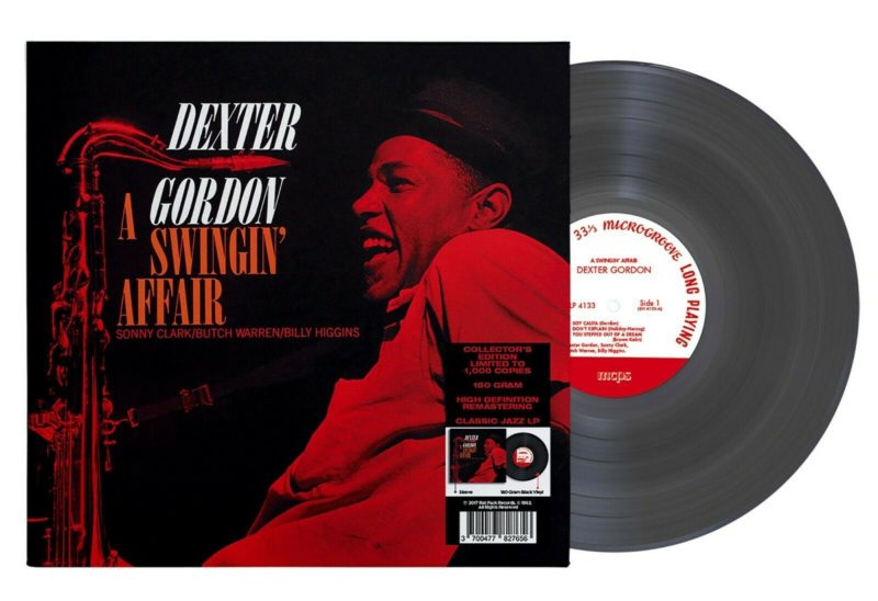 DEXTER GORDON, A Swingin' Affair, Blue Note 180 Gram Vinyl, LIMITED EDITION