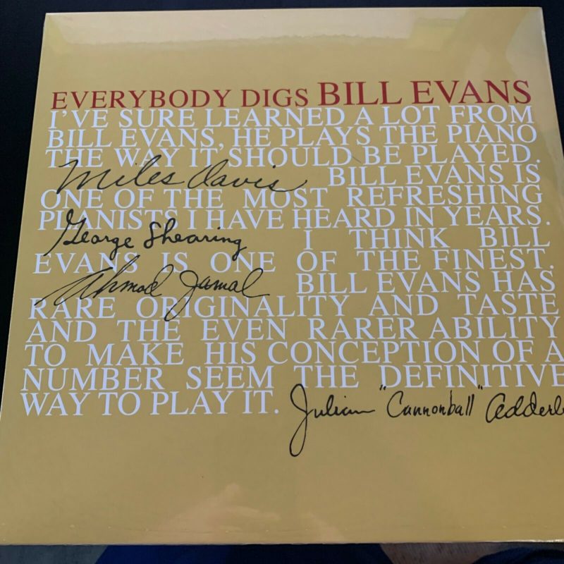 EVERYBODY DIGS BILL EVANS, 180 GRAM IMPORT Vinyl LP