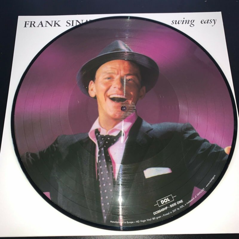 FRANK SINATRA, Swing Easy, Limited Import 180 GRAM PICTURE DISC VINYL LP DIE CUT