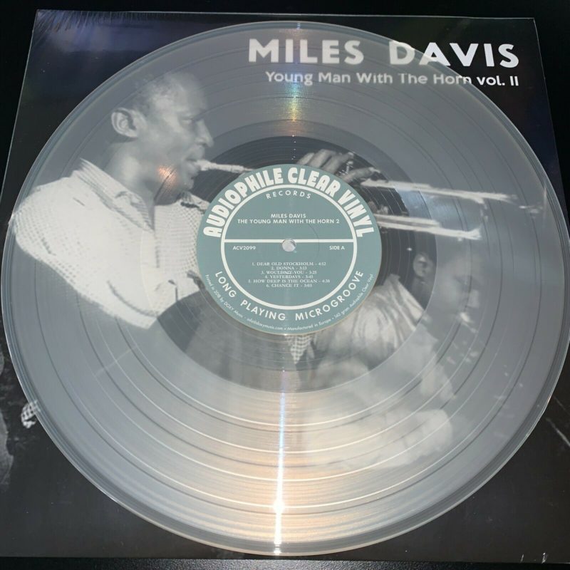 Miles Davis, Young Man With The Horn VoL 2, 180G Clear COLORED Vinyl LP NUMBERED