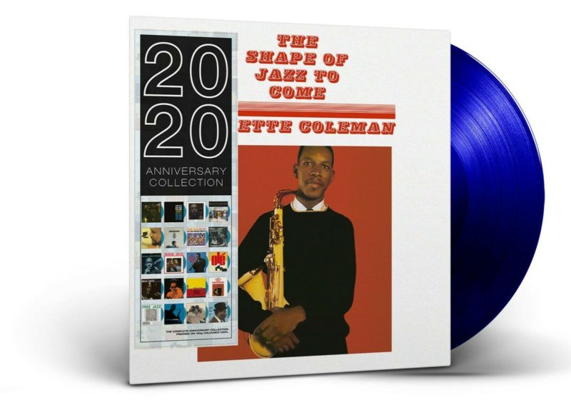 Ornette Coleman SHAPE OF JAZZ TO COME, 180 GRAM TRANS BLUE COLORED VINYL LP
