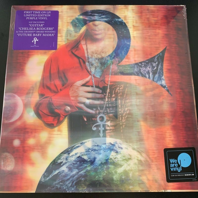 PRINCE, Planet Earth, 3D Lenticular Cover, Purple Colored 150 Gram VINYL LP