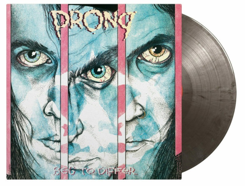 Prong, BEG TO DIFFER, 180g LIMITED NUMBERED ED. SILVER Marbled Colored Vinyl LP