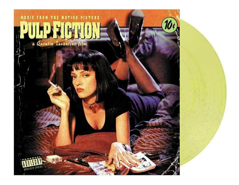 Pulp Fiction Soundtrack, Exclusive Limited Translucent Yellow Colored Vinyl LP