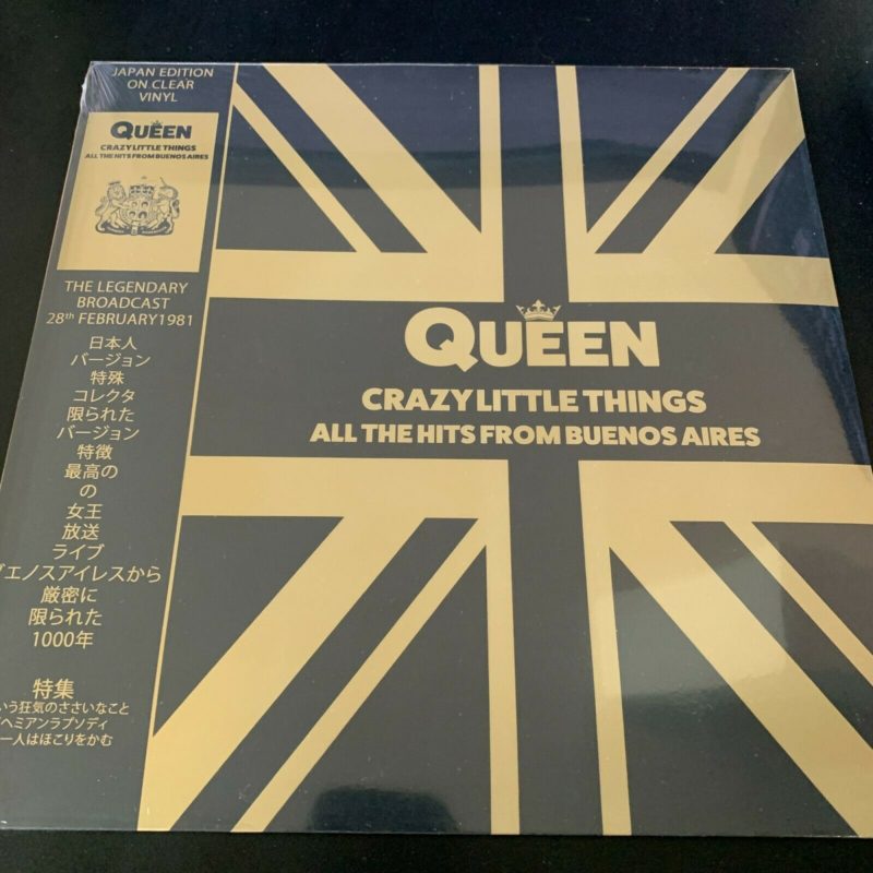 Queen, Crazy Little Things All The Hits From Buenos Aires CLEAR COLORED VINYL LP