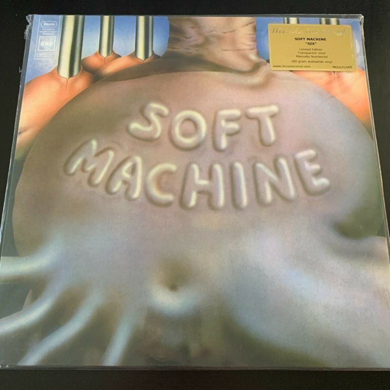 Soft Machine, SIX, 180 GRAM Clear COLORED Vinyl 2LP NUMBERED LIMITED EDITION