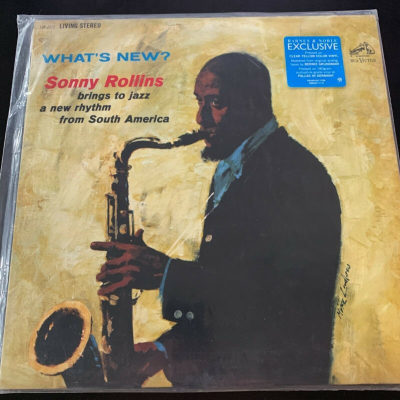 Sonny Rollins & Co. What's New? 180 GRAM TRANSPARENT Yellow COLORED Vinyl LP