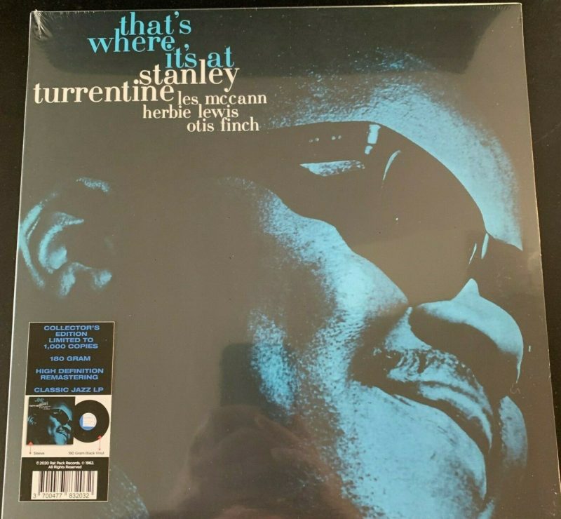 Stanley Turrentine, That's Where It's At, LIMITED EDITION 180 GRAM Vinyl LP
