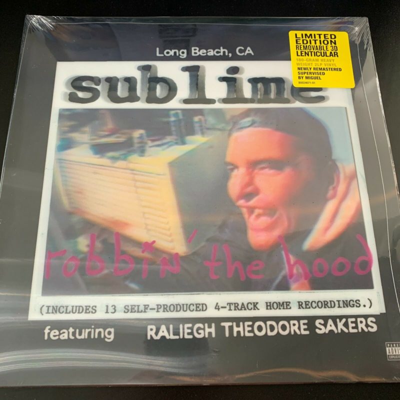Sublime, ROBBIN' THE HOOD Lenticular 3D Cover 180 GRAM Vinyl 2LP RSD 2016