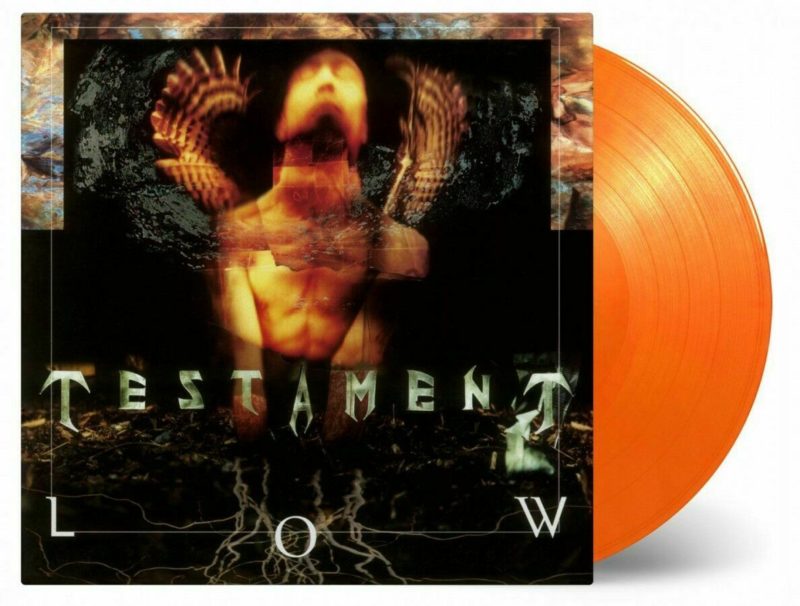 TESTAMENT, LOW, LIMITED EDITION ORANGE COLORED VINYL LOW NUMBERED COPY