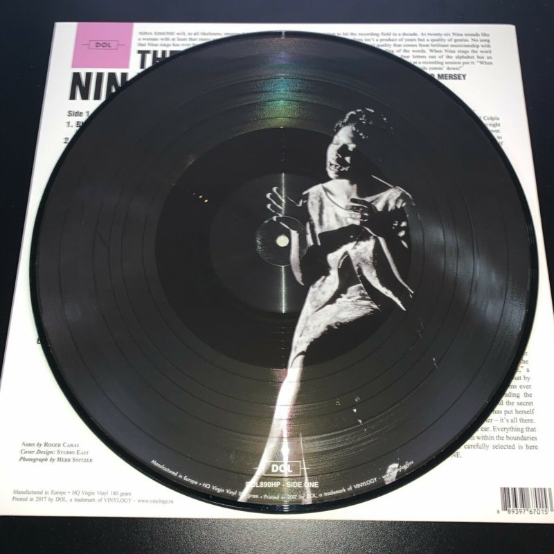 THE AMAZING NINA SIMONE, LIMITED EDITION, 180 GRAM PICTURE DISC VINYL LP