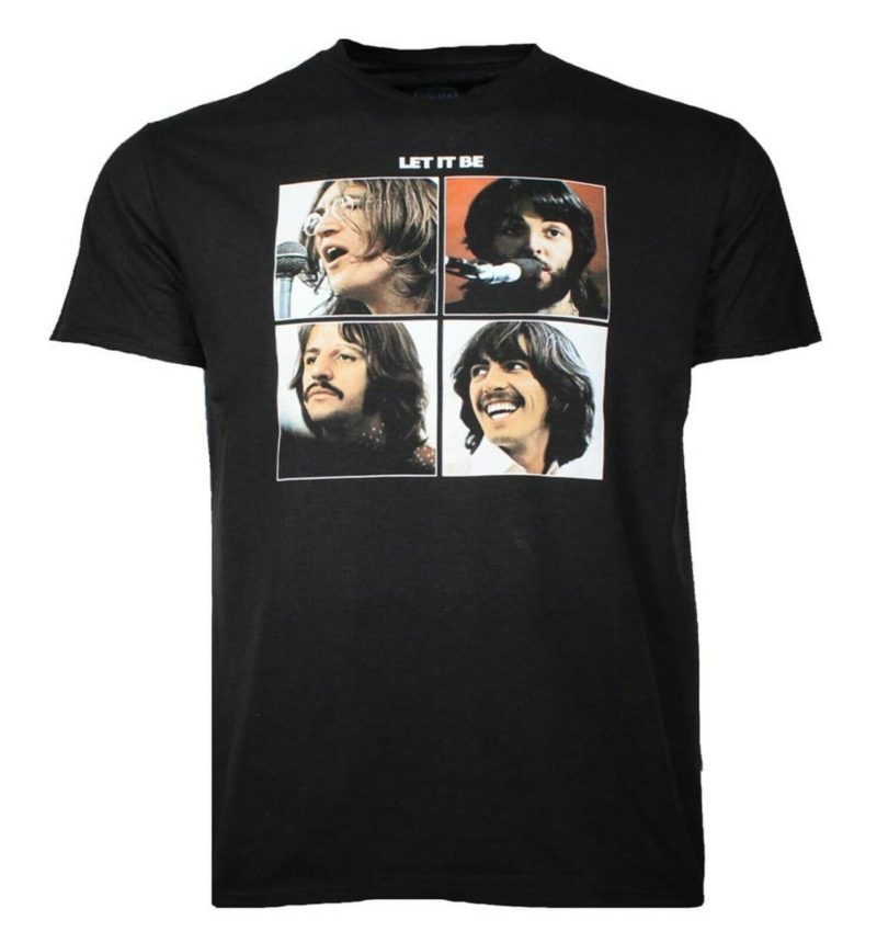 THE BEATLES, LET IT BE, T SHIRT, XXL, NEW Officially Licensed Merchandise 2XL