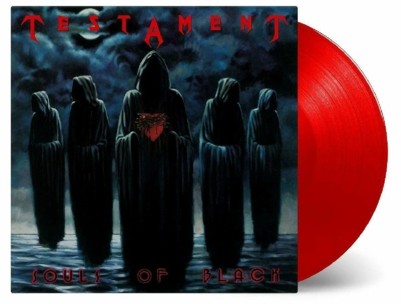 Testament Souls Of Black, 180 GRAM RED COLORED VINYL LP, NUMBERED #666, LTD ED