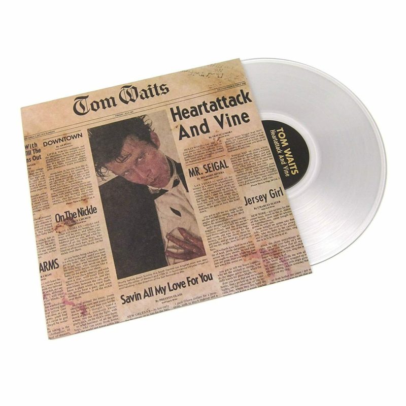 Tom Waits, HEARTATTACK AND VINE, 180 GRAM LIMITED ED CLEAR COLORED VINYL LP