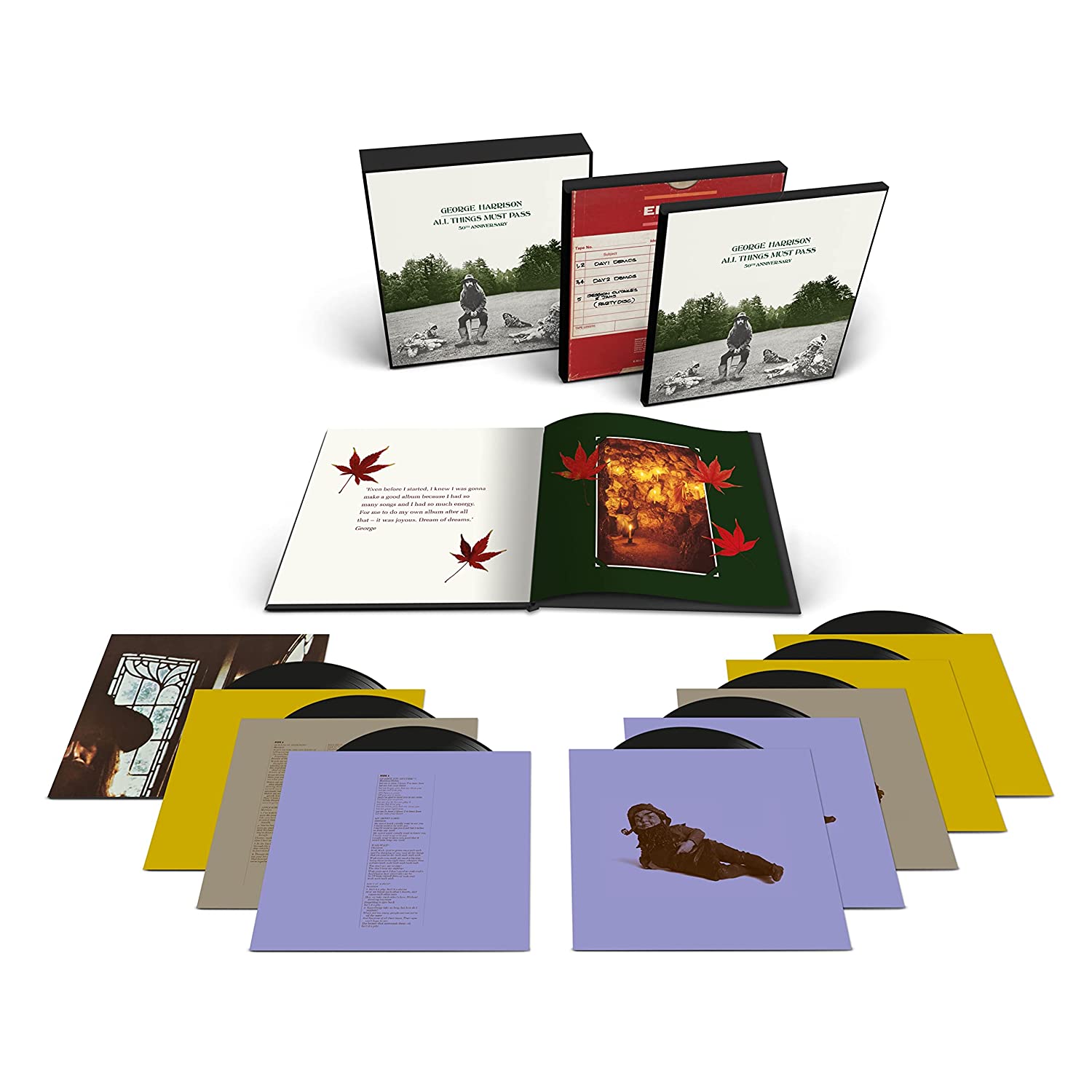 George Harrison, All Things Must Pass, 180 gram Vinyl Super Deluxe 8 LP Box  Set]